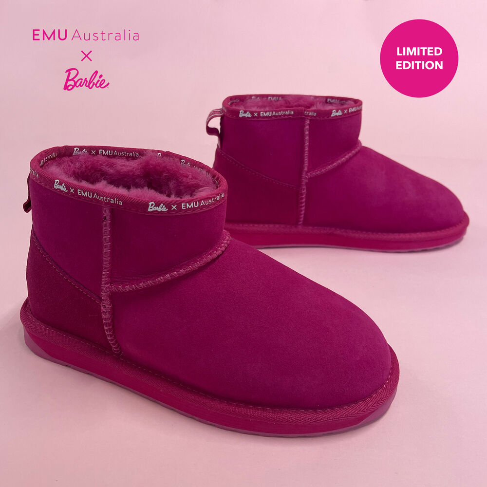 Bottes Emu Barbie™ Stinger Micro Femme Rose | 07582-RDST