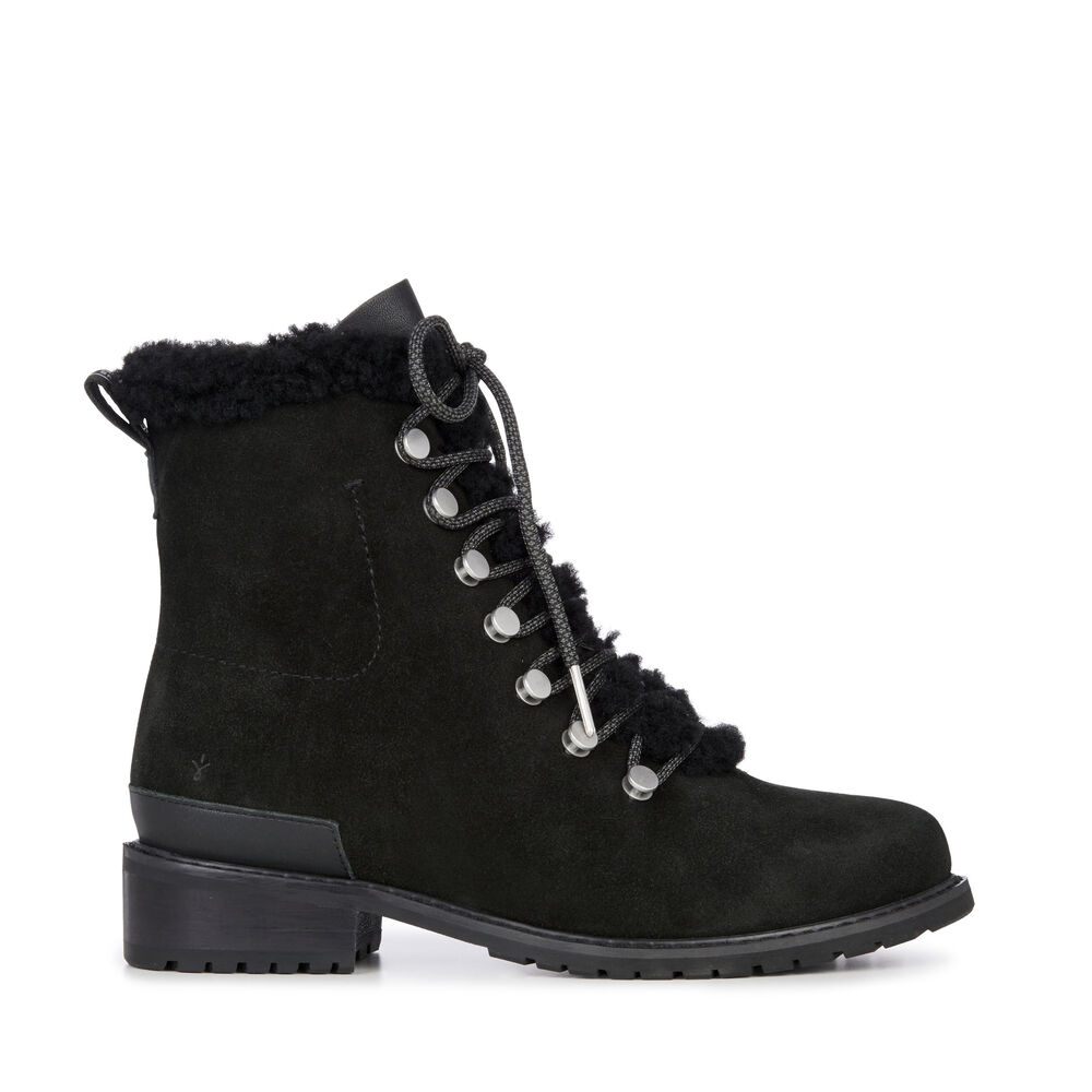 Bottes Emu Billington Femme Noir | 31597-MHUW