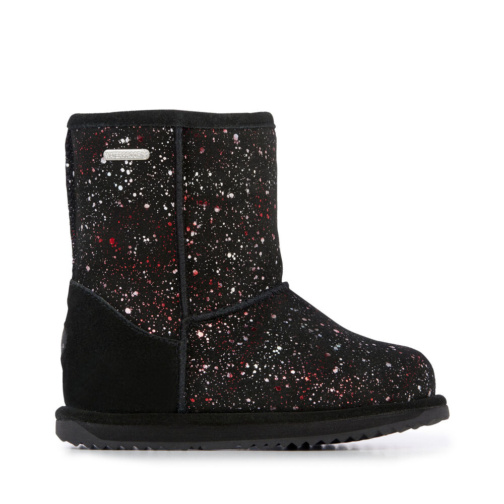 Bottes Emu Galaxy Brumby Enfant Noir | 64187-LBWA