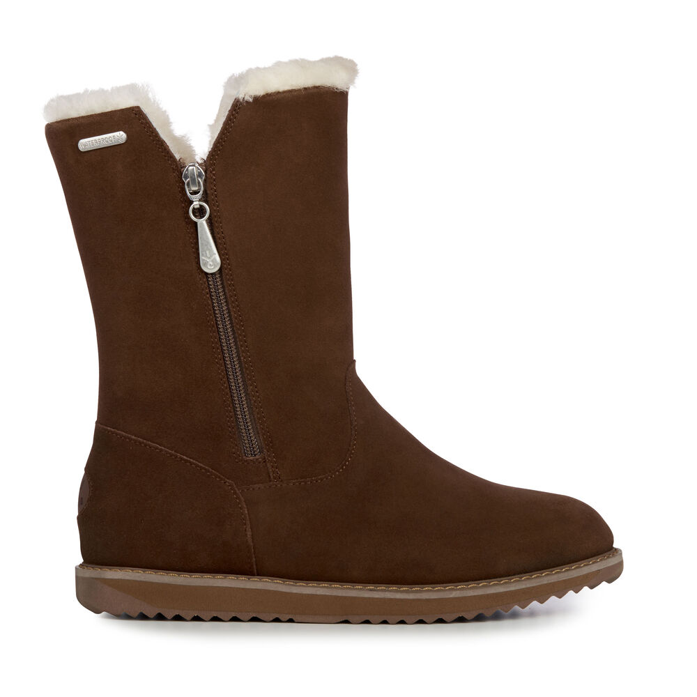 Bottes Emu Gravelly Femme Marron | 75612-UNJF