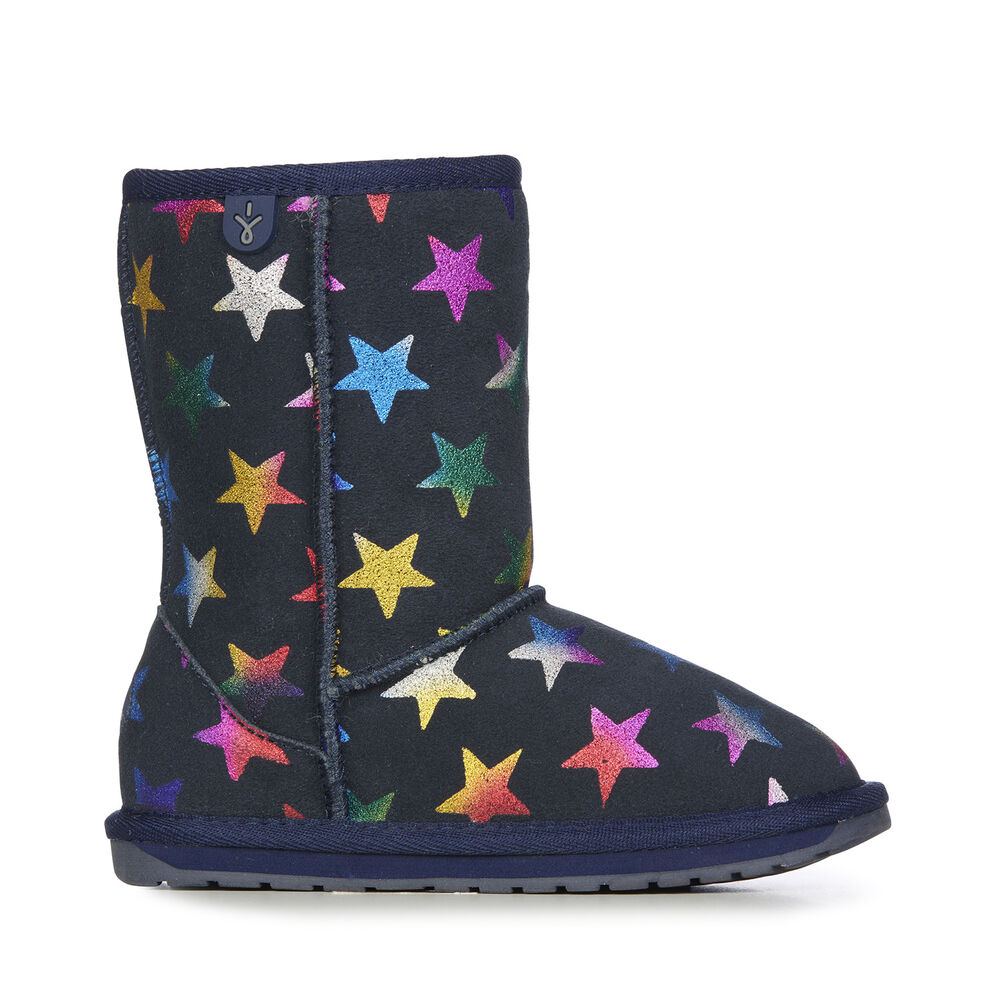 Bottes Emu Starry Night Enfant Bleu Marine | 04125-HKID