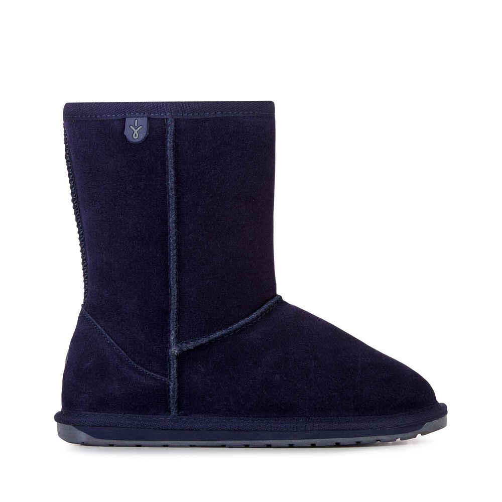 Bottes Emu Wallaby Lo Teens Enfant Bleu Marine | 53461-JVPI