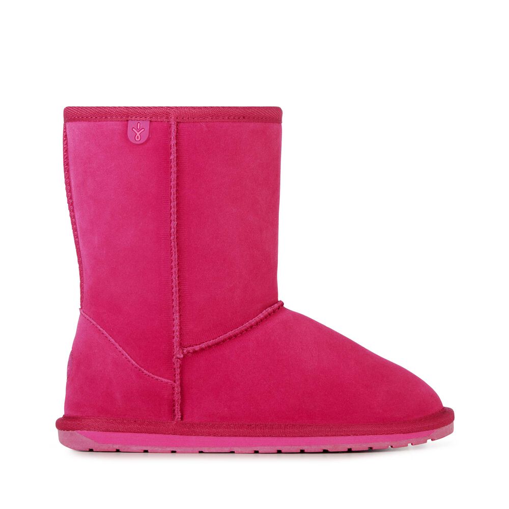 Bottes Emu Wallaby Lo Teens Enfant Fushia | 74031-VOKG