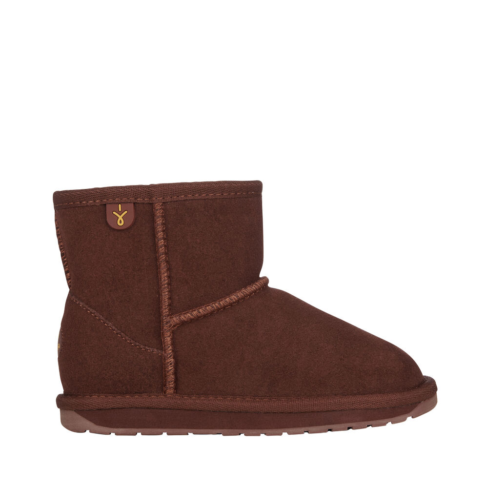 Bottes Emu Wallaby Mini Enfant Bordeaux | 32178-QOXW