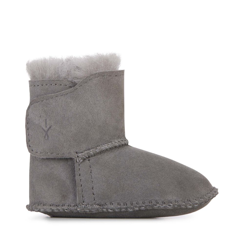 Bottes Emu Baby Enfant Grise Foncé | 51807-SRLM