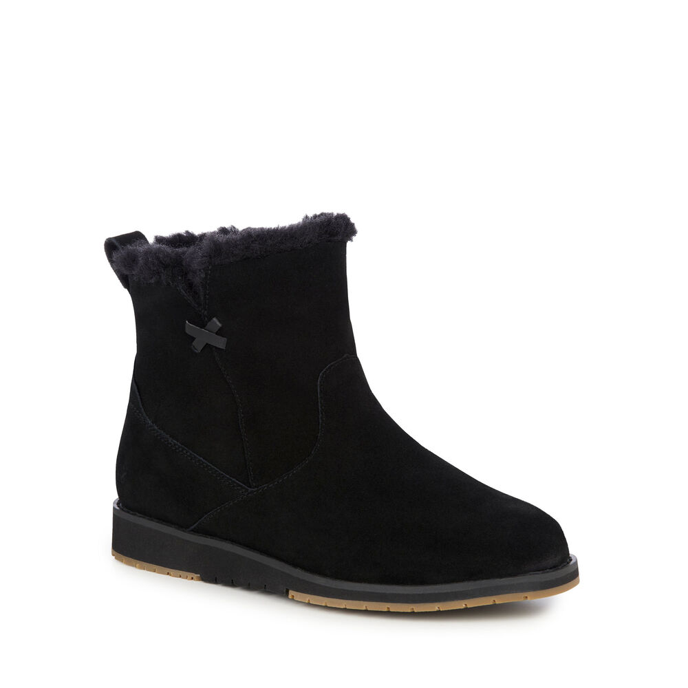 Bottes Emu Beach Mini Femme Noir | 61427-PTVK