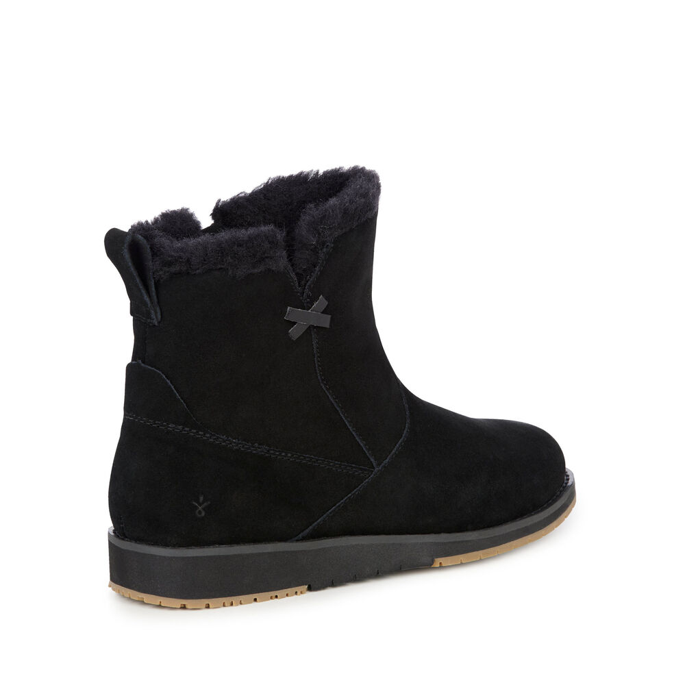 Bottes Emu Beach Mini Femme Noir | 61427-PTVK