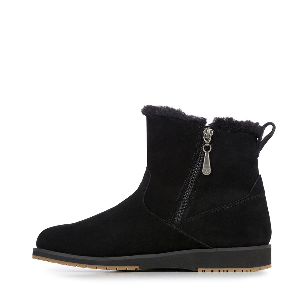 Bottes Emu Beach Mini Femme Noir | 61427-PTVK