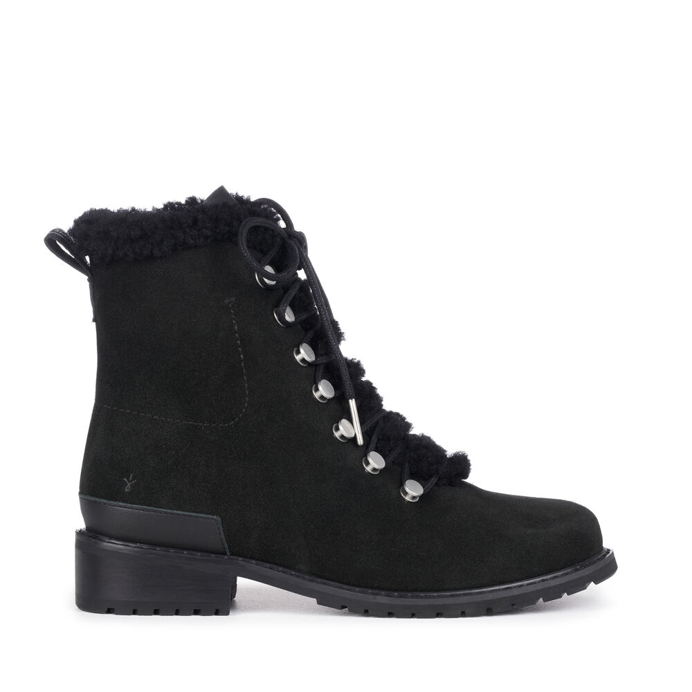 Bottes Emu Billington Femme Noir | 31597-MHUW