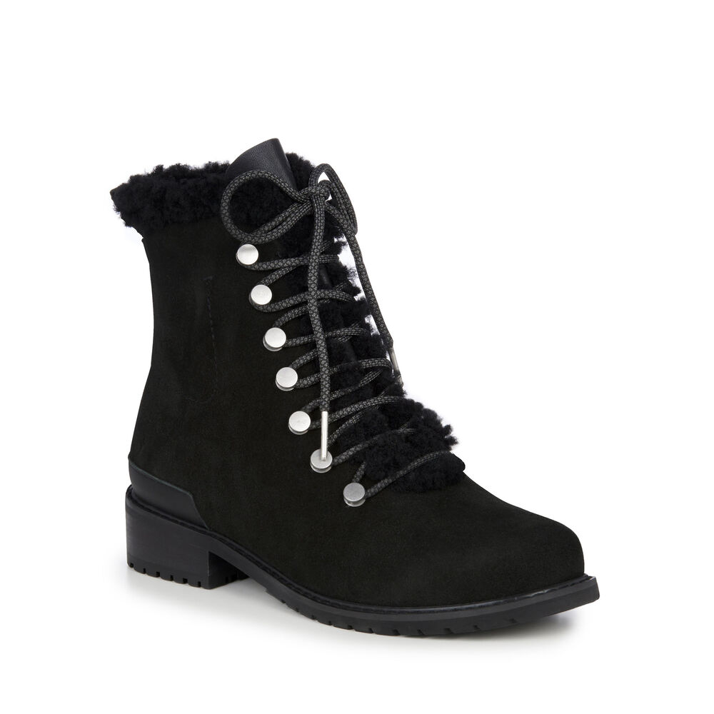 Bottes Emu Billington Femme Noir | 31597-MHUW