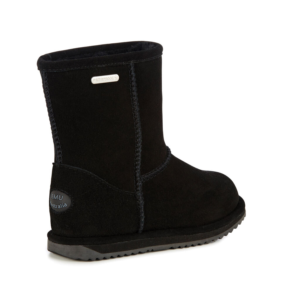 Bottes Emu Brumby Lo Enfant Noir | 73164-RCDH