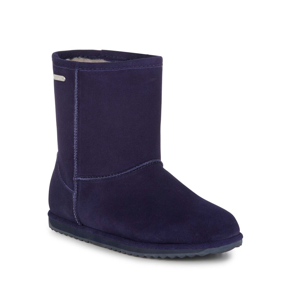 Bottes Emu Brumby Lo Teens Enfant Bleu Marine | 52163-NLDM