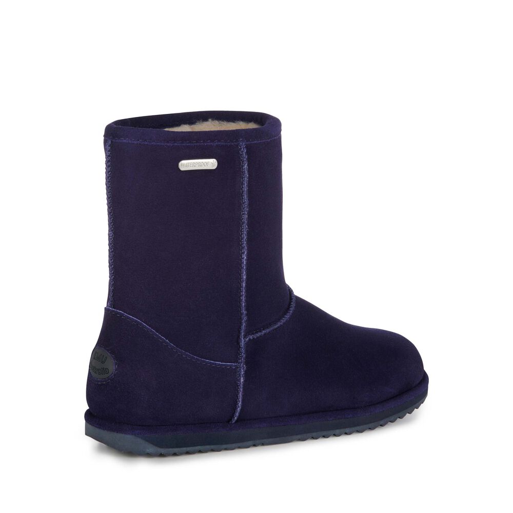 Bottes Emu Brumby Lo Teens Enfant Bleu Marine | 52163-NLDM