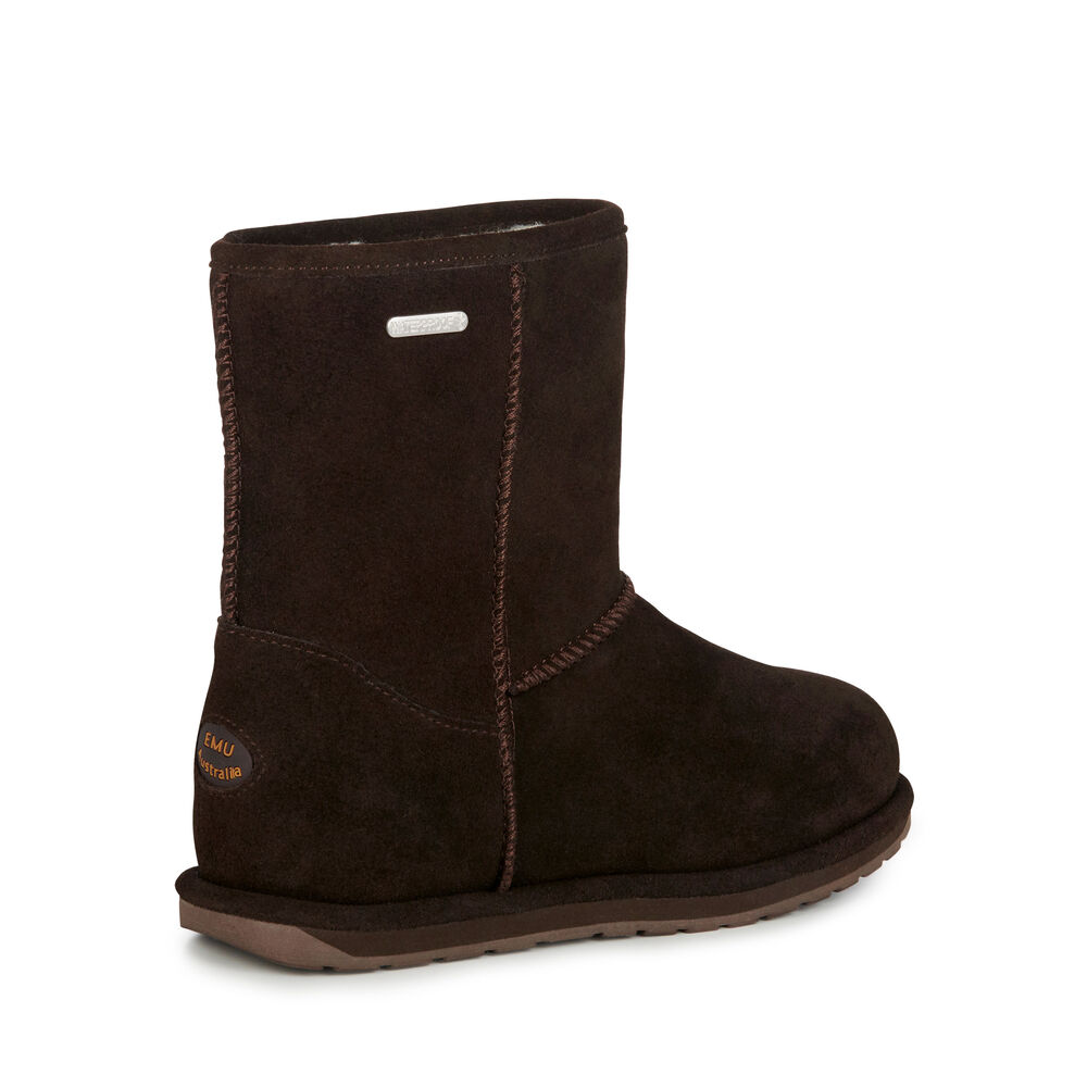 Bottes Emu Brumby Lo Teens Enfant Chocolat | 25489-BPFM