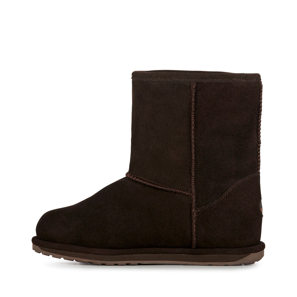 Bottes Emu Brumby Lo Teens Enfant Chocolat | 25489-BPFM