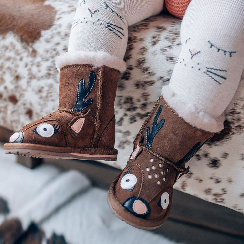 Bottes Emu Deer Walker Babies Enfant Marron | 96714-VMJS