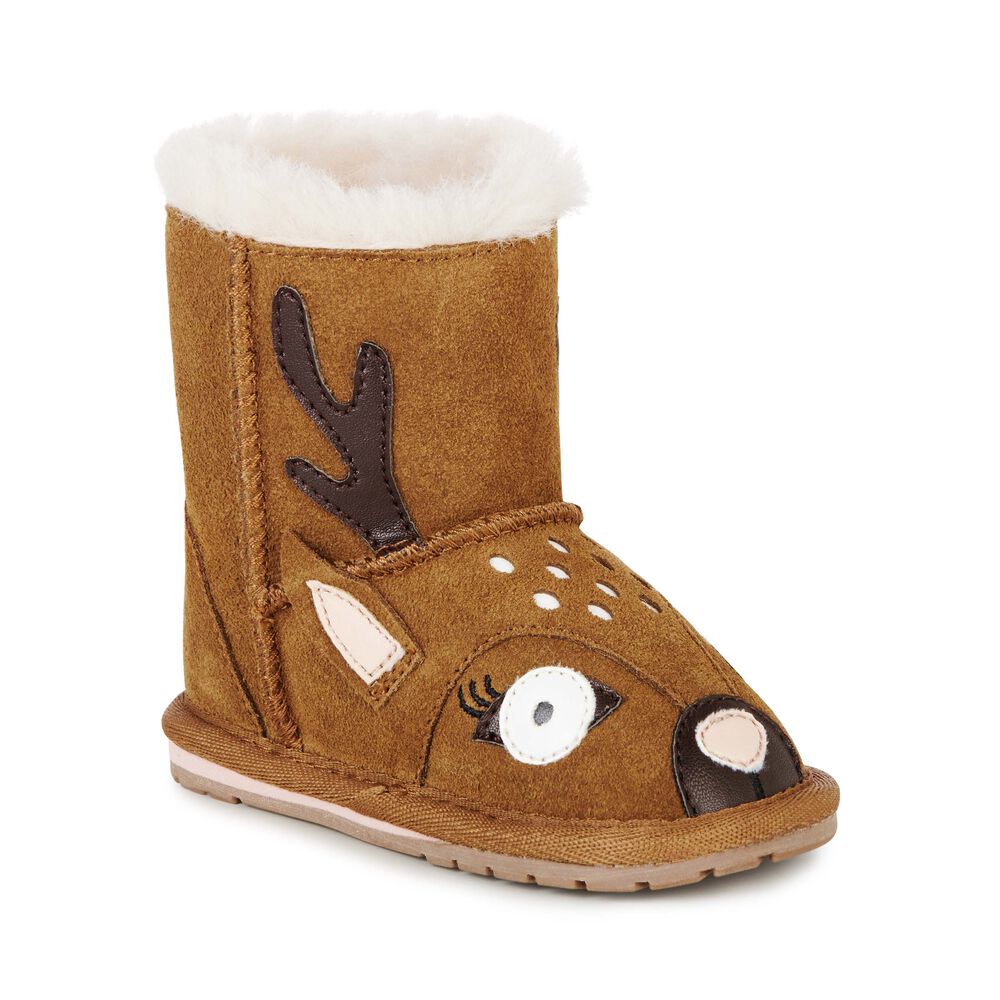 Bottes Emu Deer Walker Babies Enfant Marron | 96714-VMJS