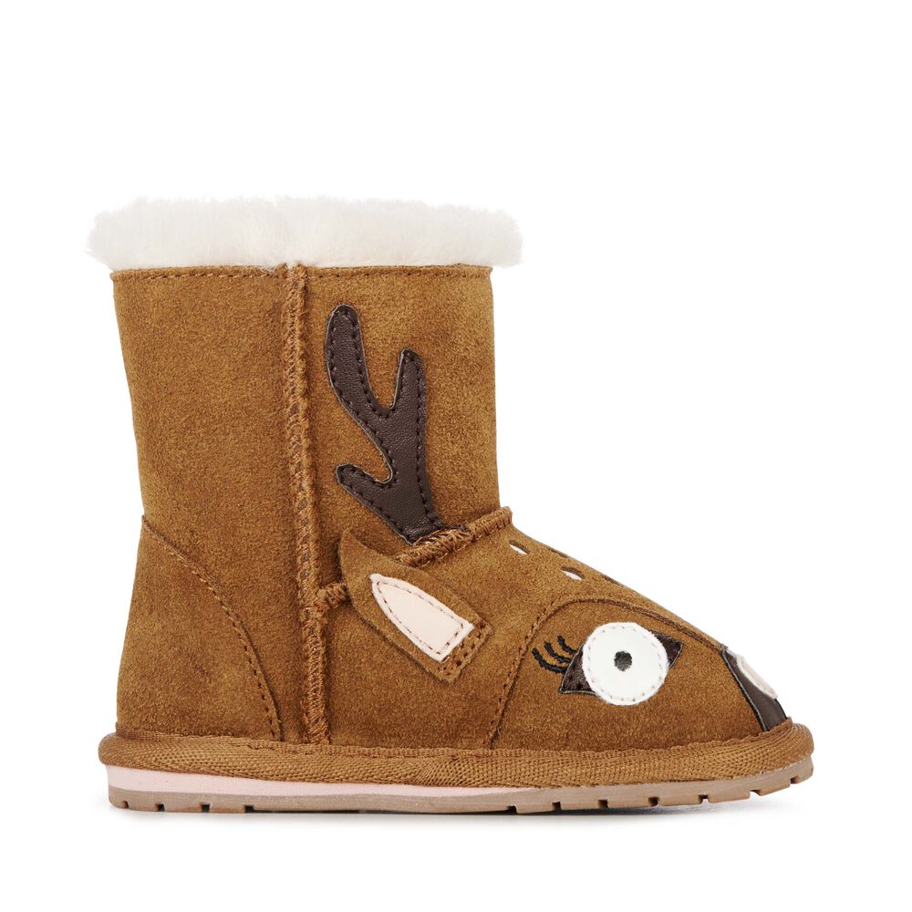 Bottes Emu Deer Walker Babies Enfant Marron | 96714-VMJS