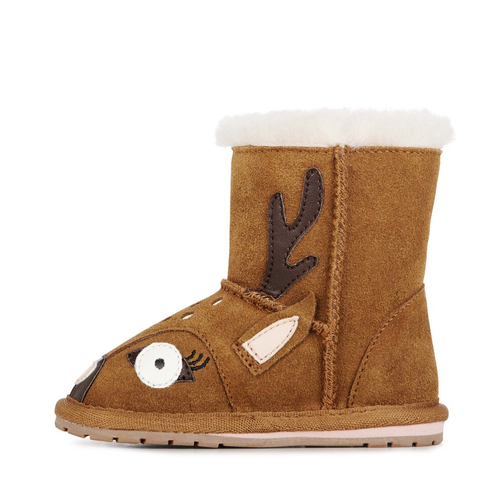 Bottes Emu Deer Walker Babies Enfant Marron | 96714-VMJS