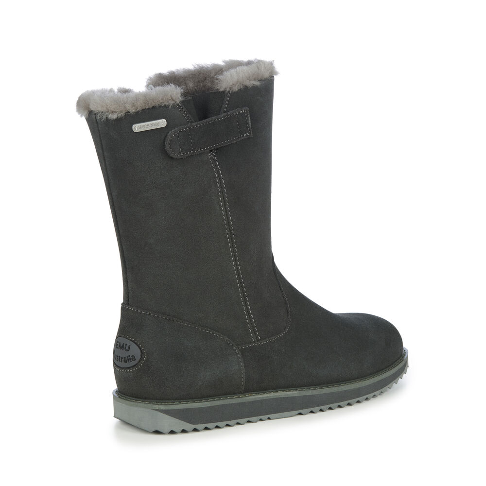 Bottes Emu Electra Femme Grise Foncé | 39854-SEZG