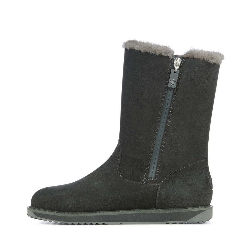 Bottes Emu Electra Femme Grise Foncé | 39854-SEZG