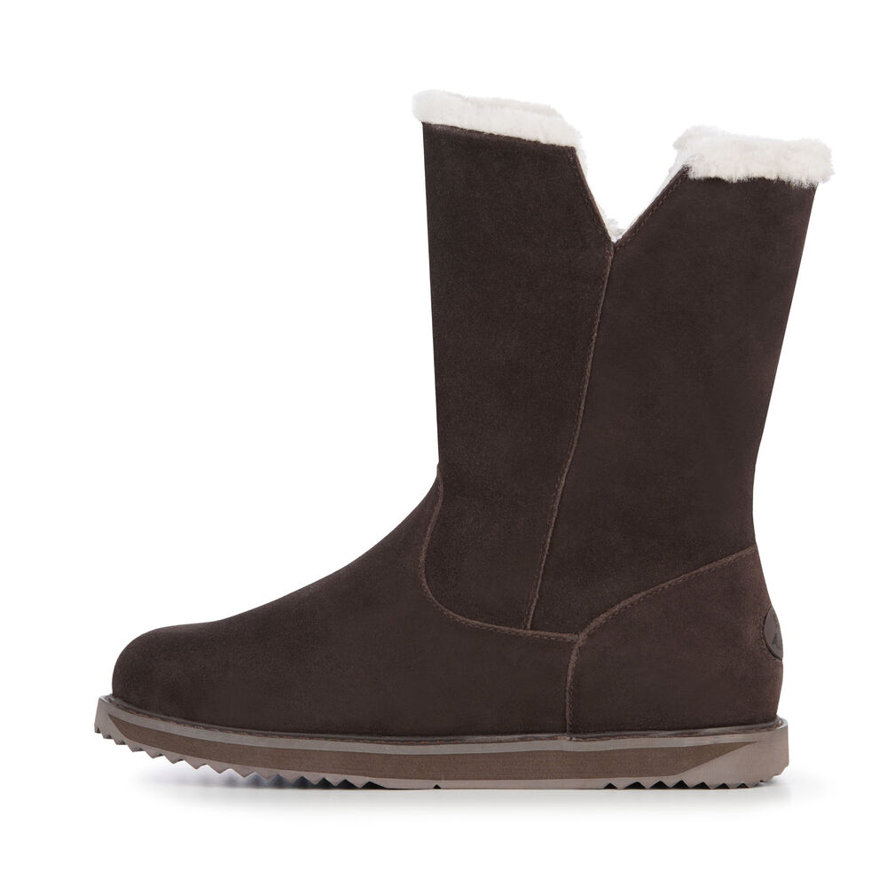 Bottes Emu Gravelly Femme Chocolat | 26794-YJSC