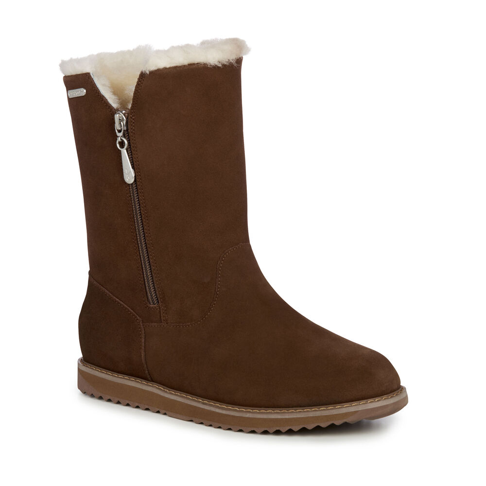 Bottes Emu Gravelly Femme Marron | 75612-UNJF