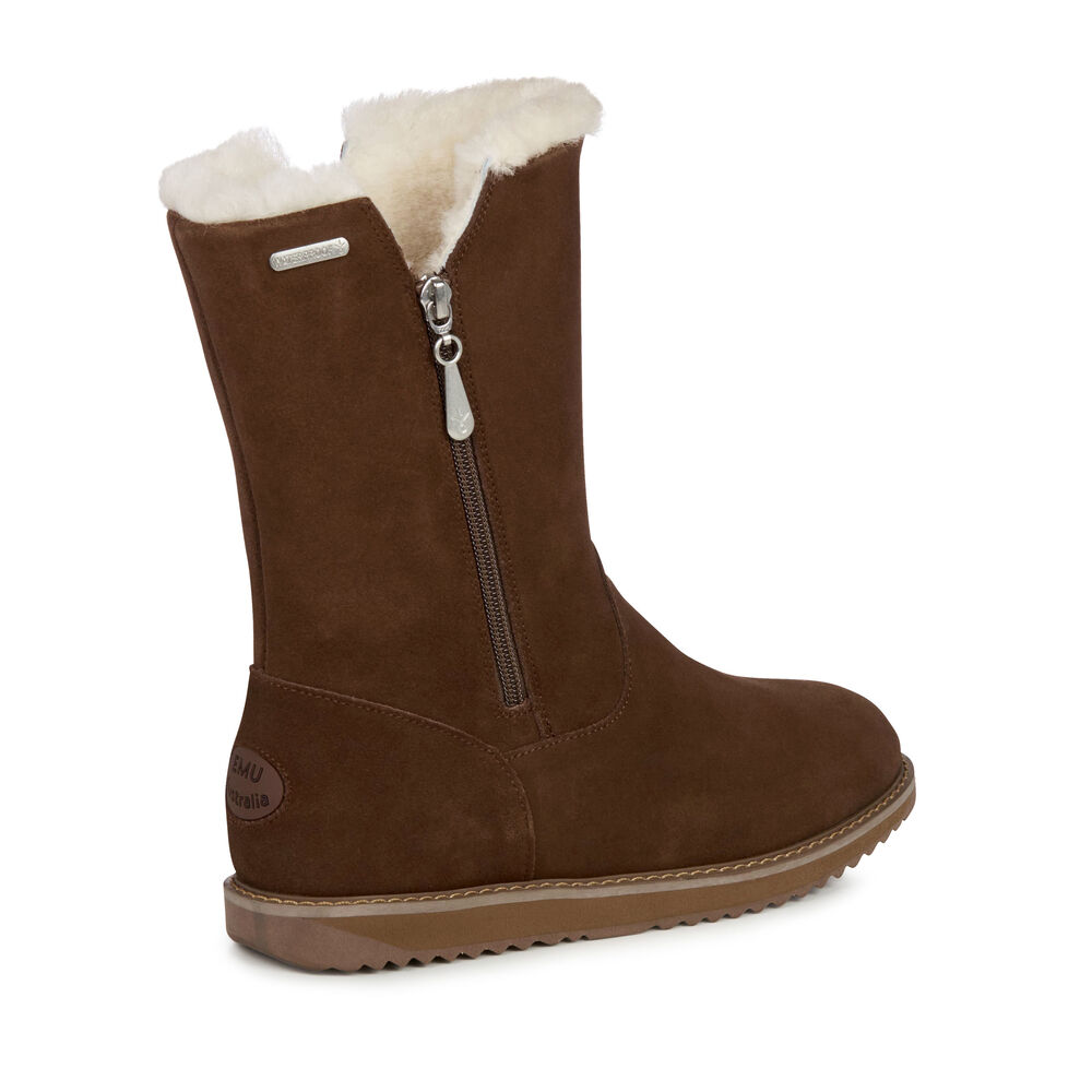 Bottes Emu Gravelly Femme Marron | 75612-UNJF