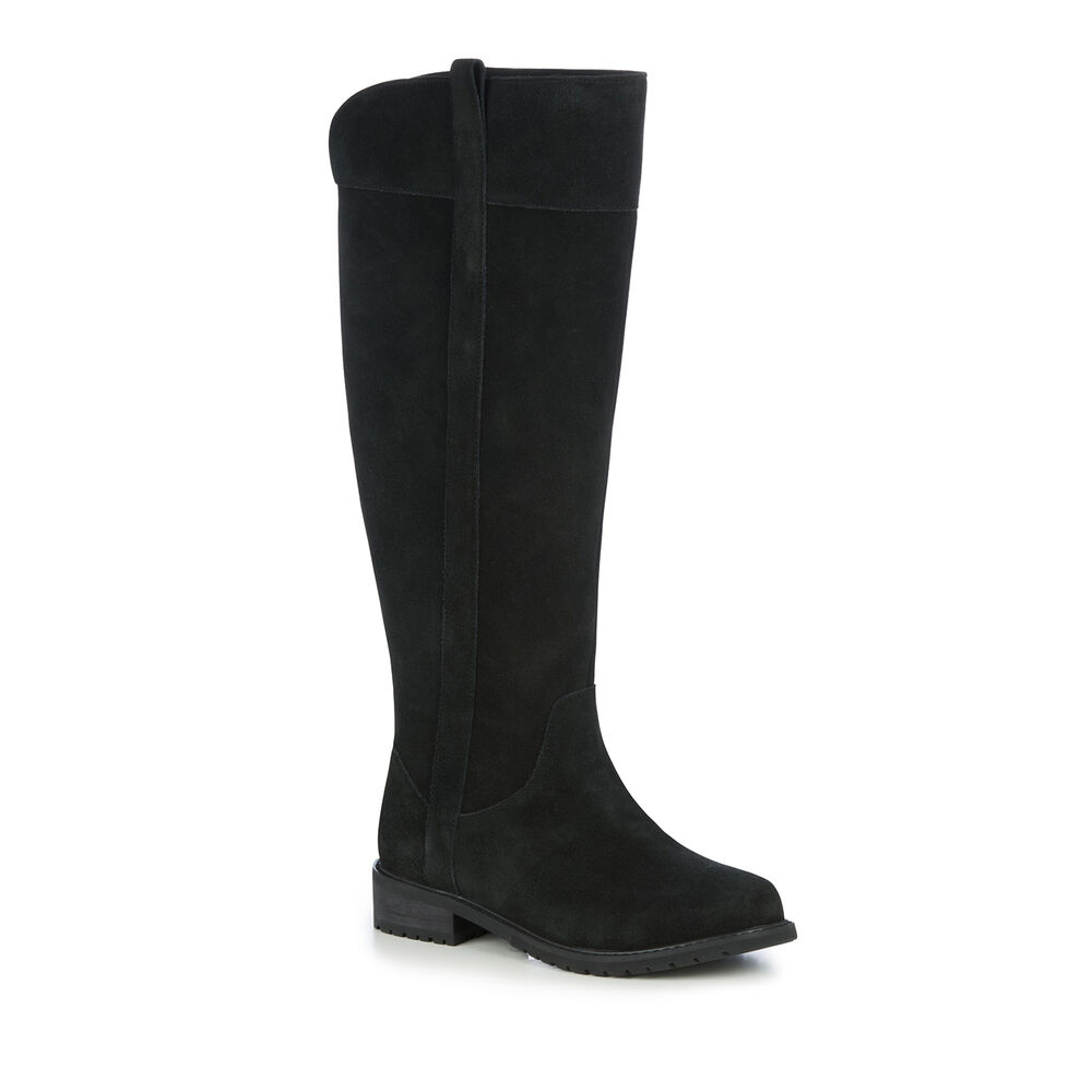 Bottes Emu Hervey Femme Noir | 50471-OAMU