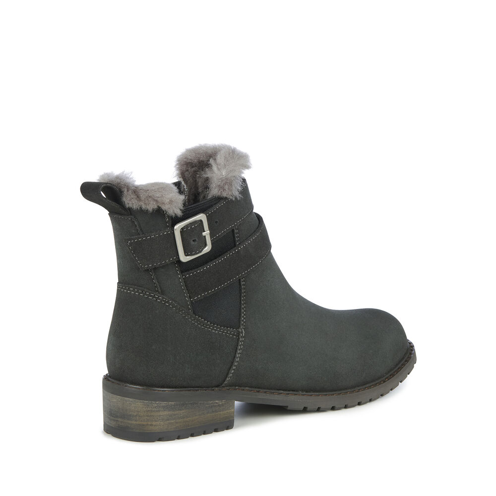 Bottes Emu Loxton Femme Grise Foncé | 13760-MTQW