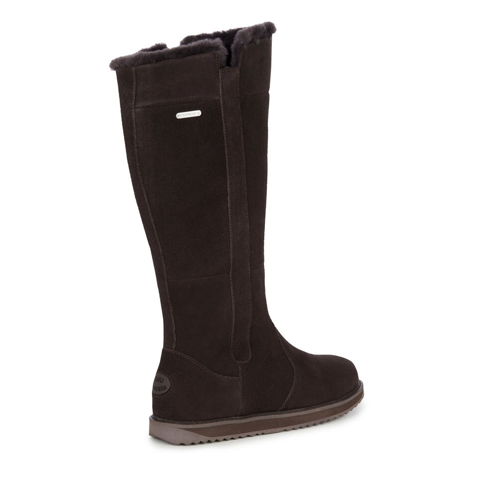 Bottes Emu Moonta Femme Chocolat | 62145-UIEC