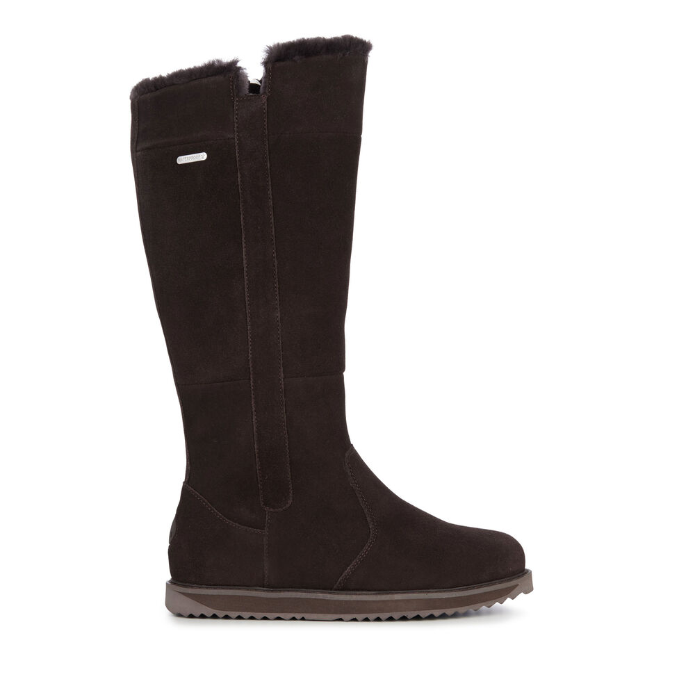 Bottes Emu Moonta Femme Chocolat | 62145-UIEC