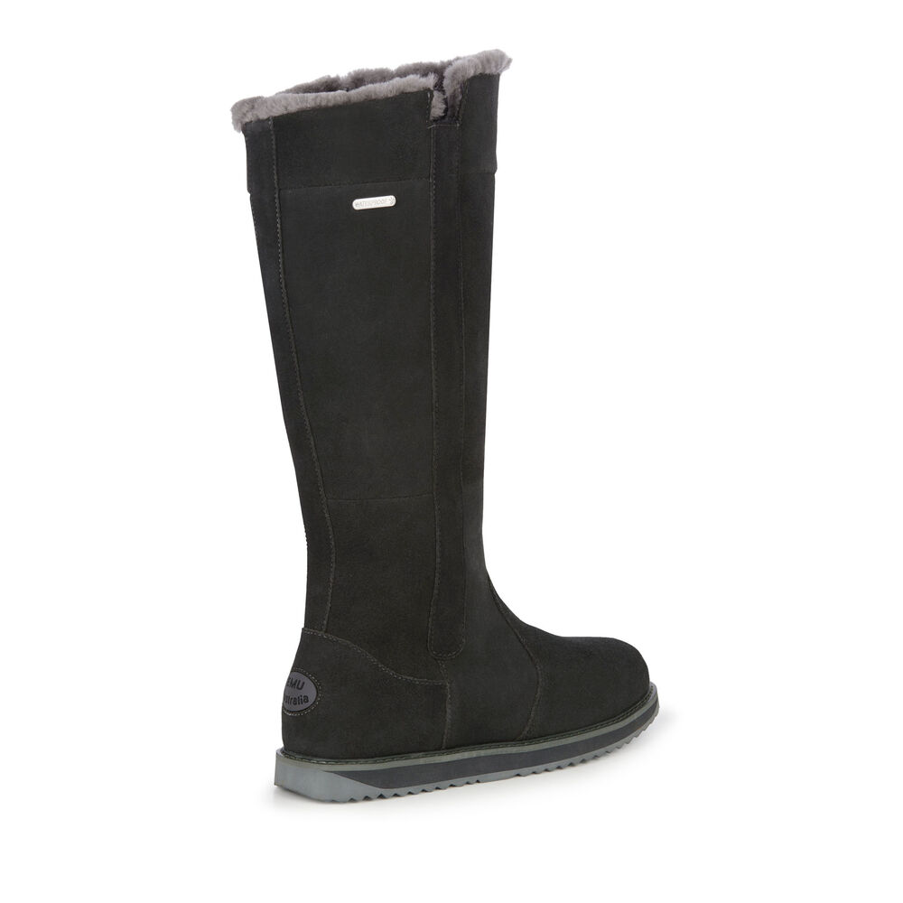 Bottes Emu Moonta Femme Grise Foncé | 75618-JTIM