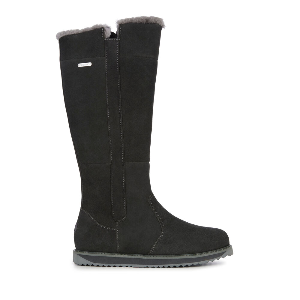 Bottes Emu Moonta Femme Grise Foncé | 75618-JTIM