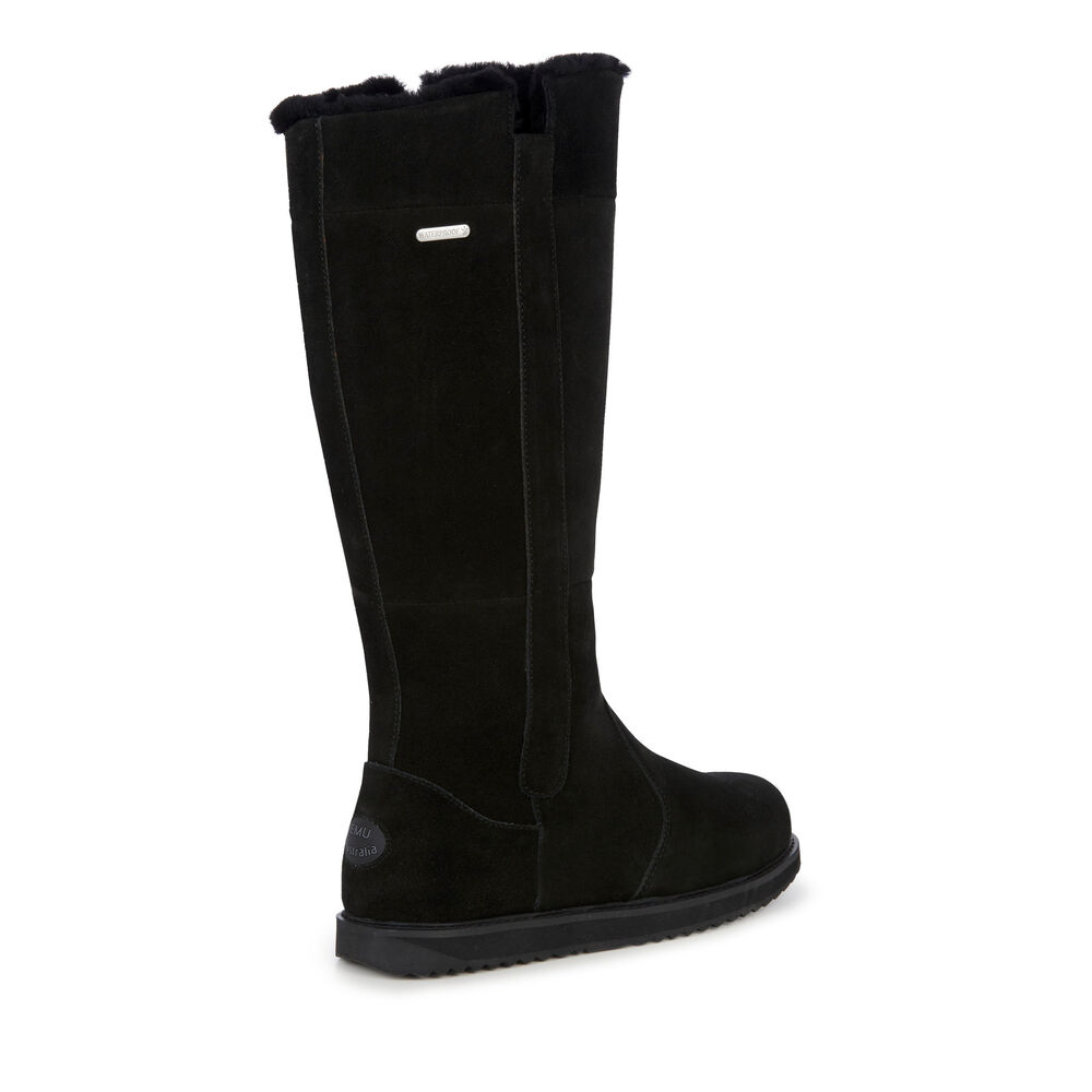 Bottes Emu Moonta Femme Noir | 74098-KDNV