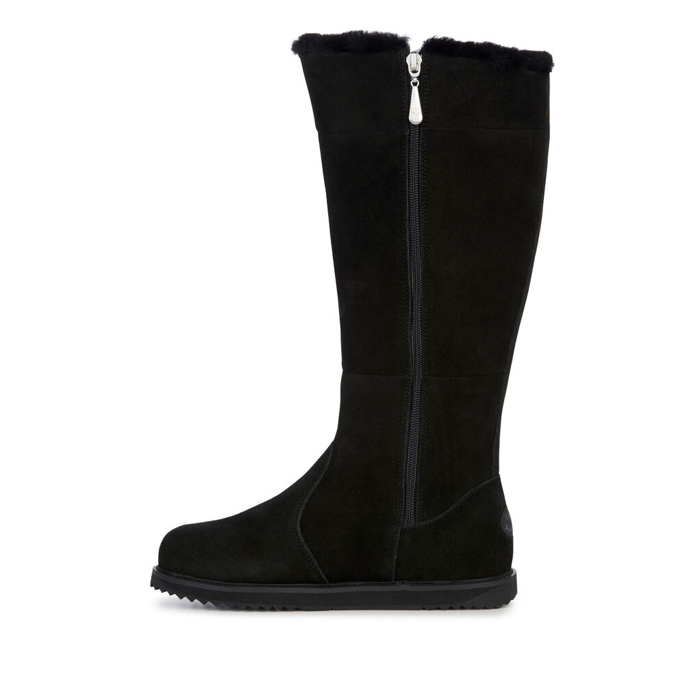 Bottes Emu Moonta Femme Noir | 74098-KDNV