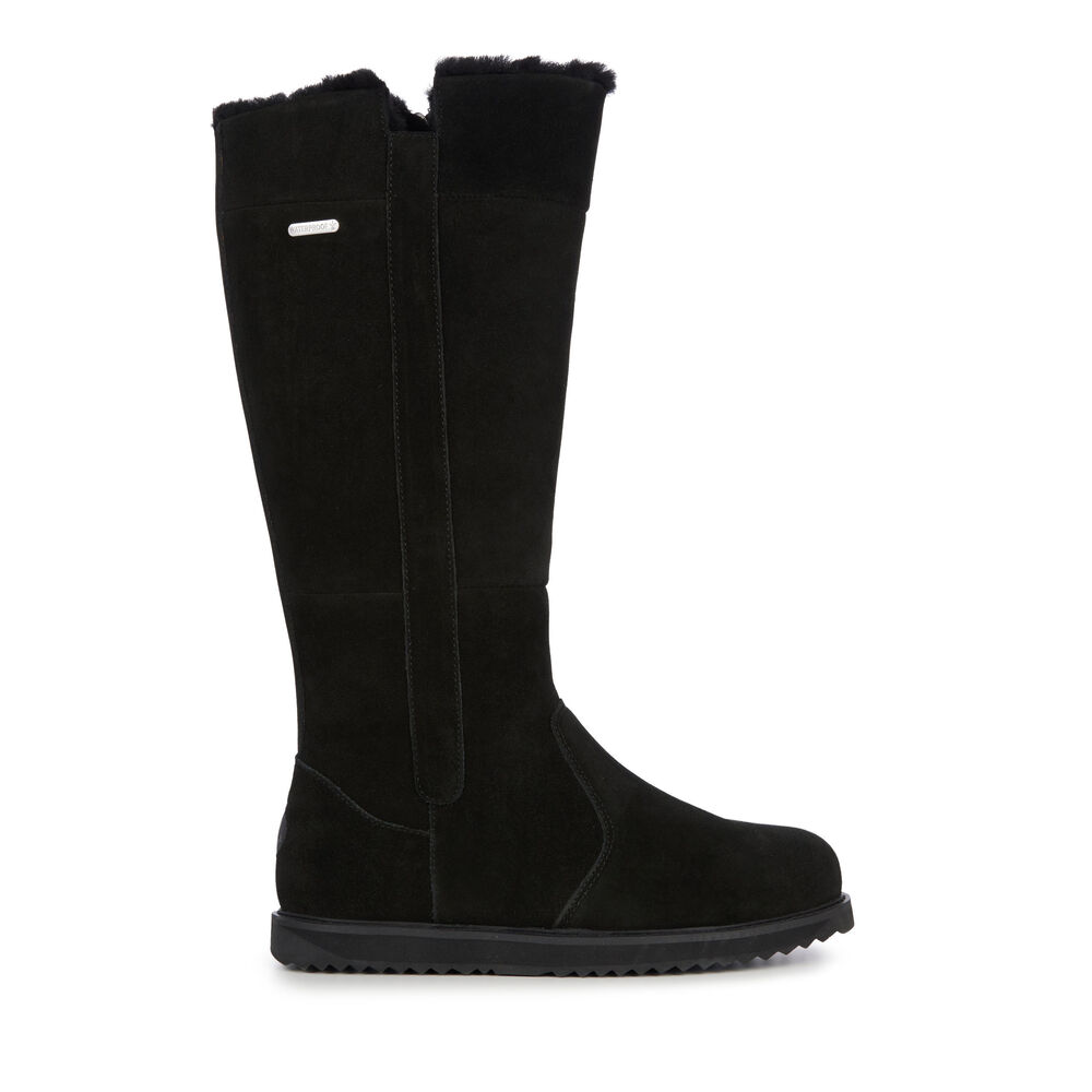 Bottes Emu Moonta Femme Noir | 74098-KDNV