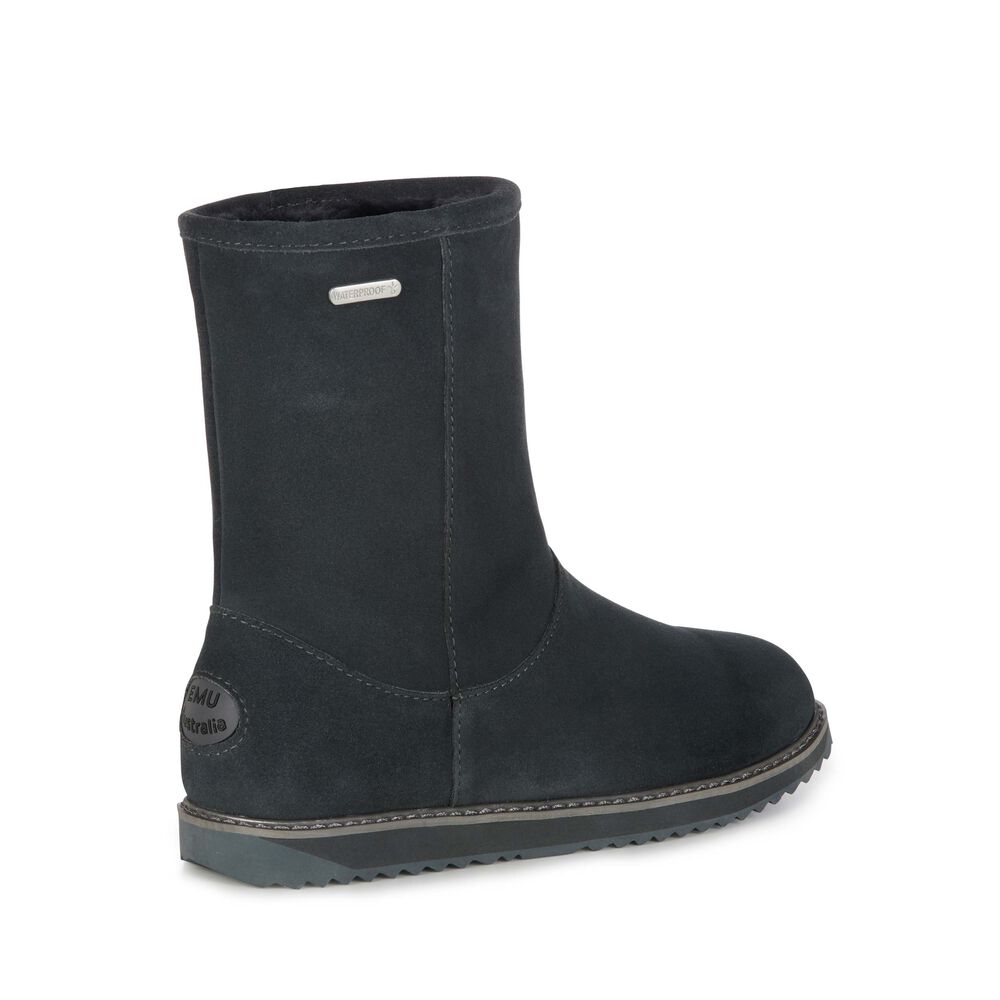 Bottes Emu Paterson Classiche Lo Femme Grise Foncé | 52486-UTLC