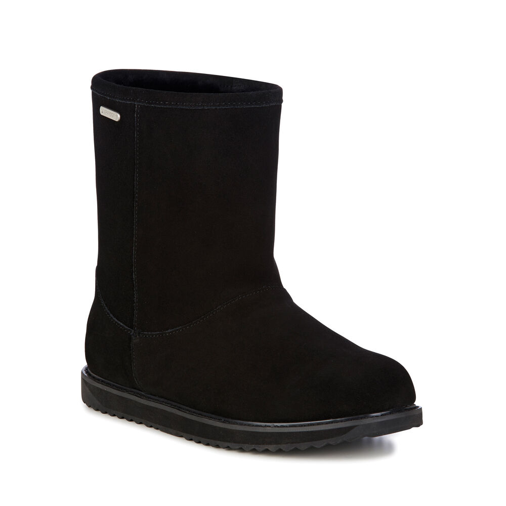 Bottes Emu Paterson Classiche Lo Femme Noir | 91325-TFVL