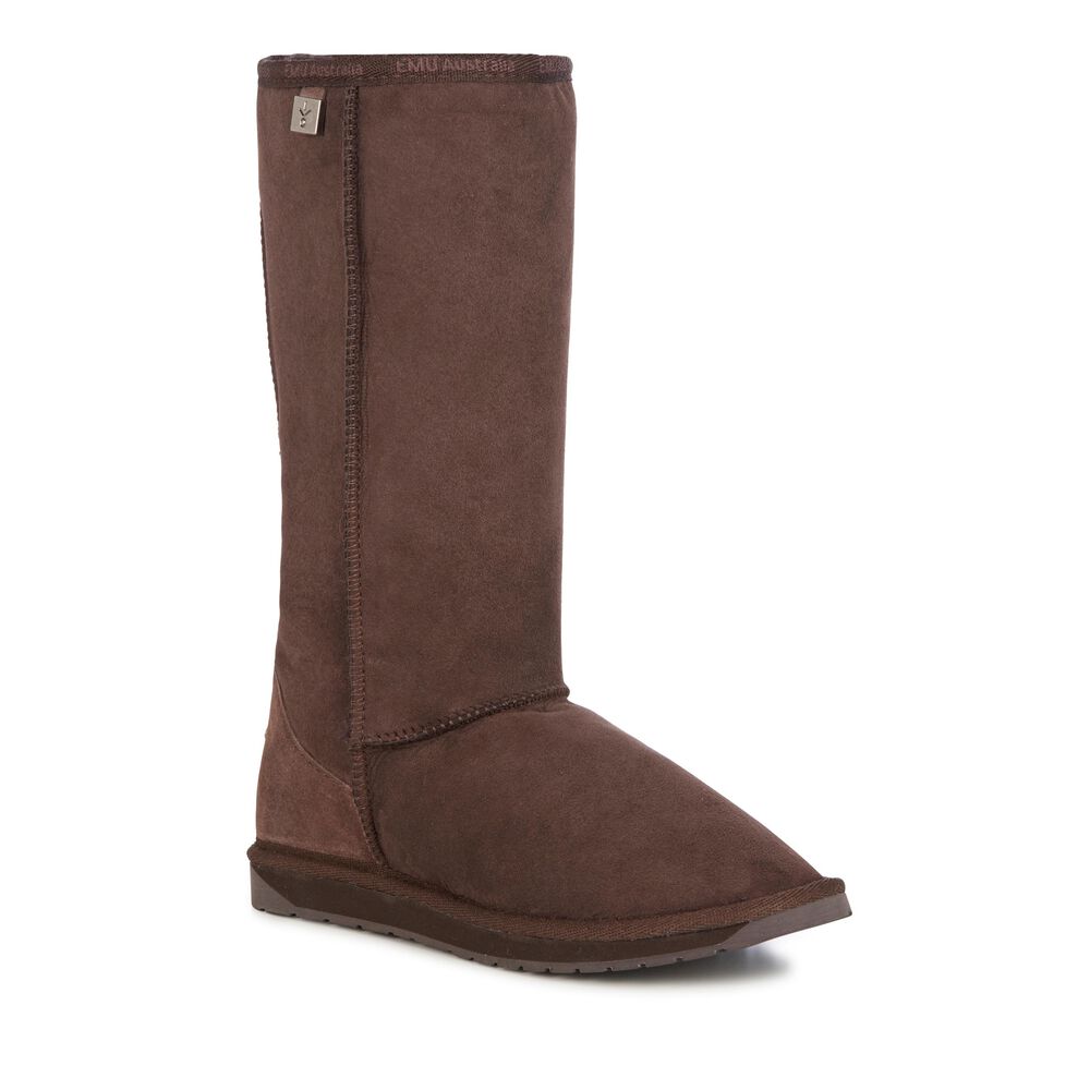 Bottes Emu Platinum Stinger Hi Enfant Chocolat | 20496-RQZX