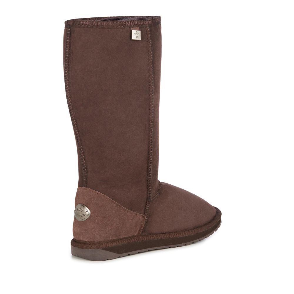 Bottes Emu Platinum Stinger Hi Enfant Chocolat | 20496-RQZX