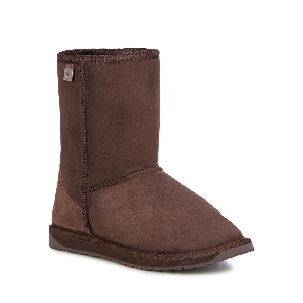 Bottes Emu Platinum Stinger Lo Femme Chocolat | 79518-DQGA