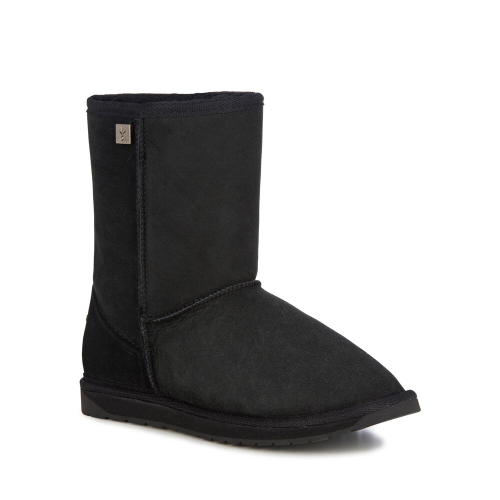 Bottes Emu Platinum Stinger Lo Femme Noir | 58629-FCNW