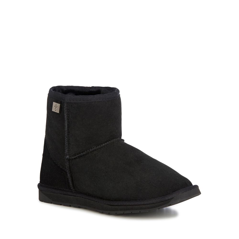 Bottes Emu Platinum Stinger Mini Homme Noir | 69783-PXAT