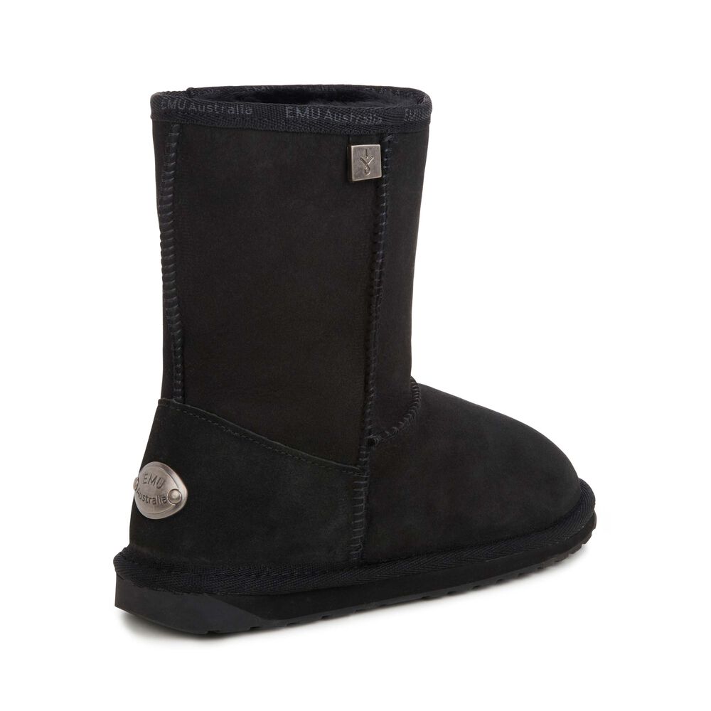 Bottes Emu Platinum Stinger Slim Lo Femme Noir | 35029-DSXP