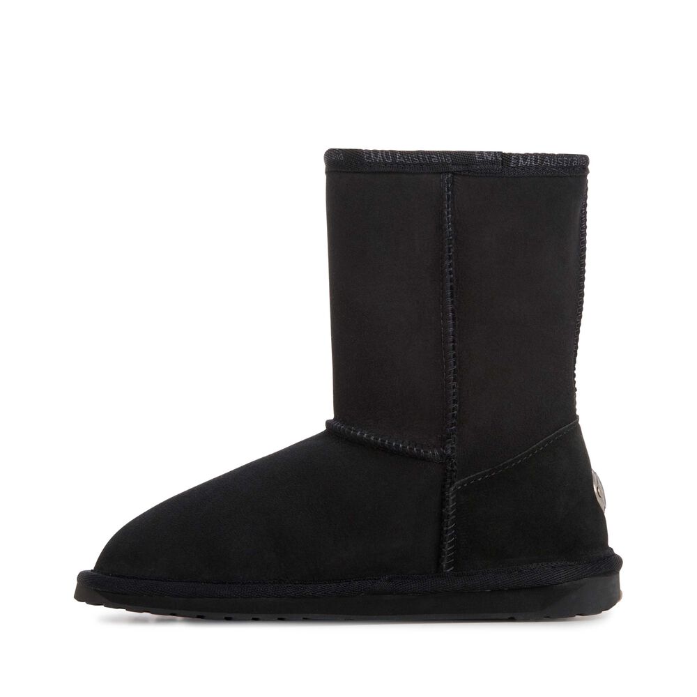 Bottes Emu Platinum Stinger Slim Lo Femme Noir | 35029-DSXP