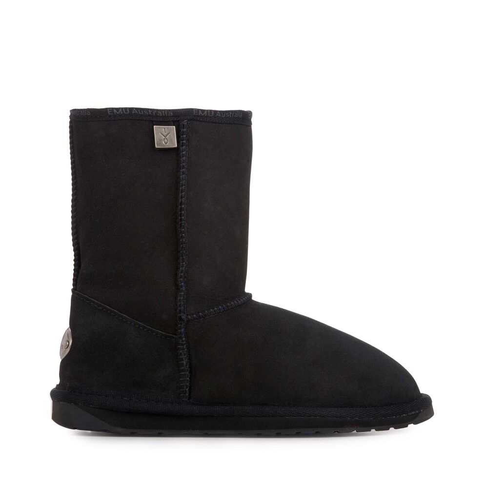 Bottes Emu Platinum Stinger Slim Lo Femme Noir | 35029-DSXP