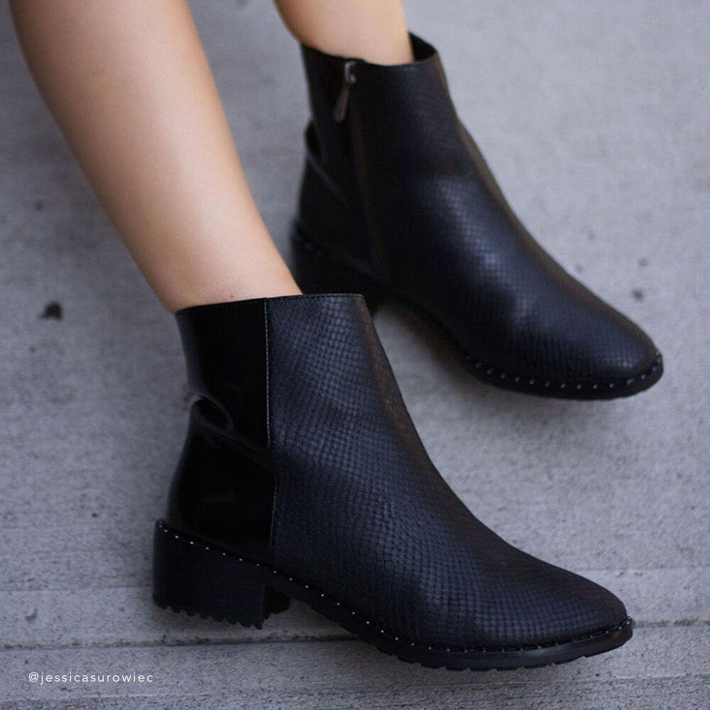 Bottes Emu Roxby Femme Noir | 58276-RIDU