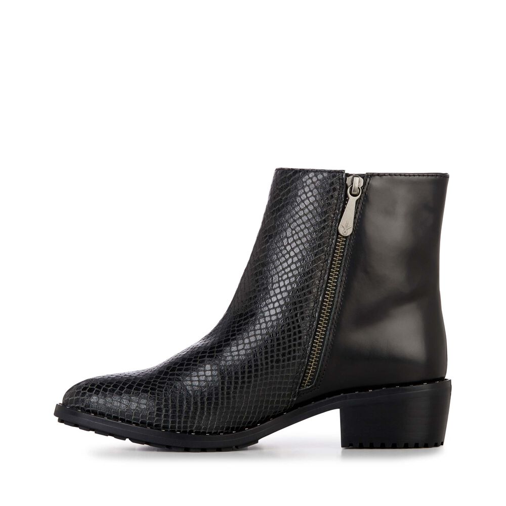 Bottes Emu Roxby Femme Noir | 58276-RIDU