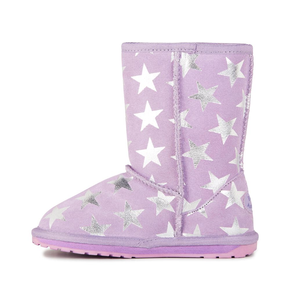 Bottes Emu Starry Night Enfant Lavande | 02451-AREO